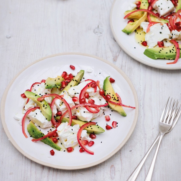 Image of Nigella's Feta and Avocado Salad