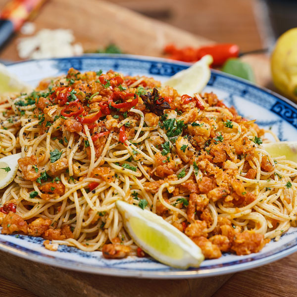 Image of George Egg's Fish Finger Spaghetti