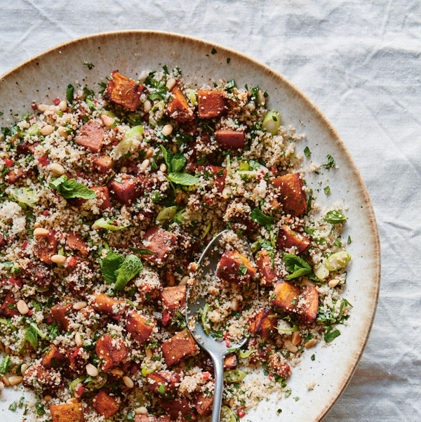 Image of Maria Bradford's Fonio with Spiced Roast Pumpkin and Pine Nuts