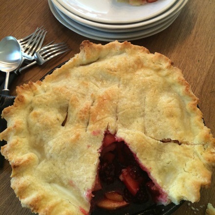 Gluten-Free Apple and Blackberry Pie