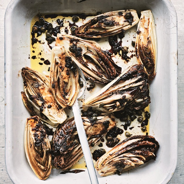 Image of Anna del Conte's Grilled Radicchio and Chicory