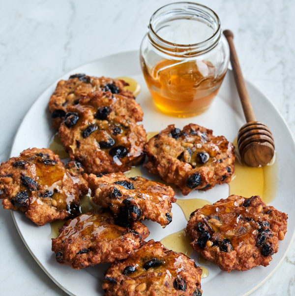 Image of Benedetta Jasmine Guetta's Honey Matzo Fritters