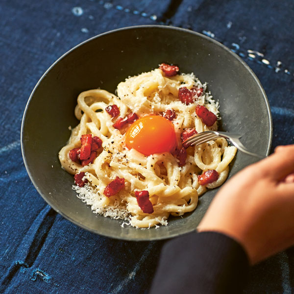 Image of Bonnie Chung's Miso Udon Carbonara