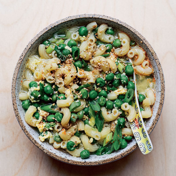 Image of Hetty Lui McKinnon's Pea Egg-Drop Macaroni Soup