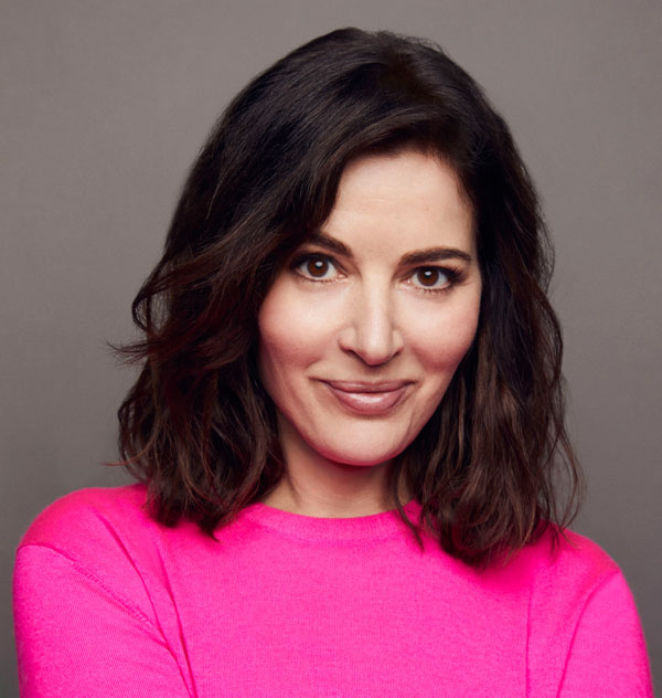 Image of Nigella in pink jumper