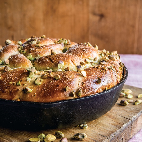 Image of Charlotte Druckman's Pistachio-Cherry Danish