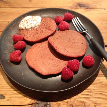 Red Velvet Pancakes