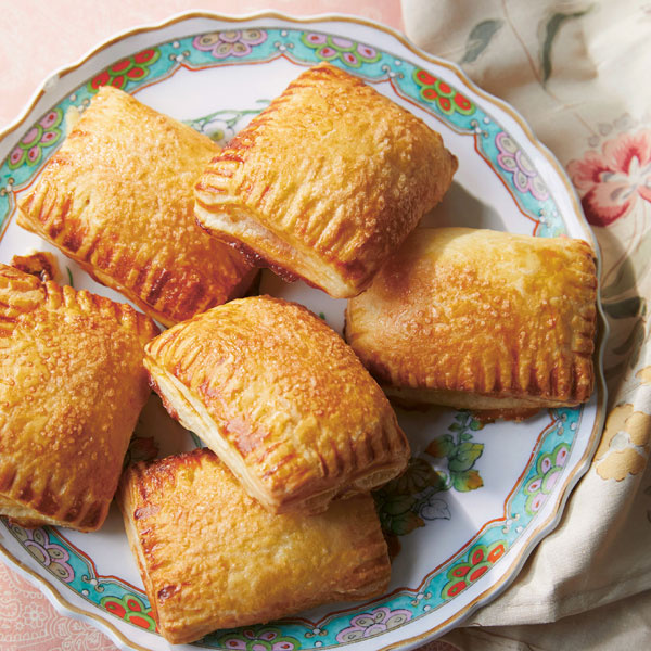 Image of Eleanor Ford's Rhubarb, Cardamom and Ricotta Parcels