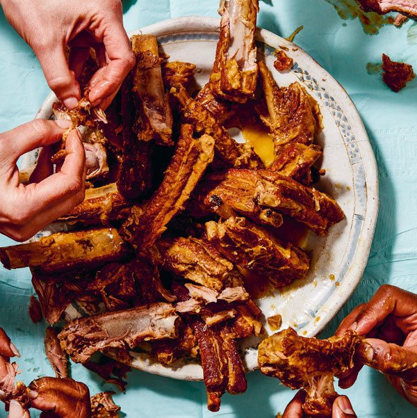 Image of Andi Oliver's Rum and Ginger Braised Pork Ribs