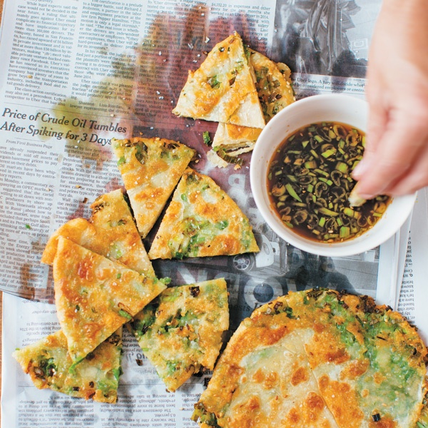 Image of Kate Winslow and Guy Ambrosino's Scallion Sesame Pancakes