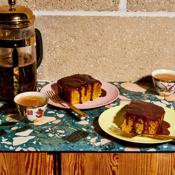 Image of Lara Lee's Sticky Banana Toffee Pudding with Soy Caramel