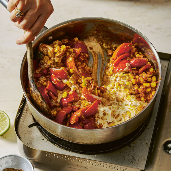 Image of Maunika Gowardhan's Sweetcorn and Pepper Curry