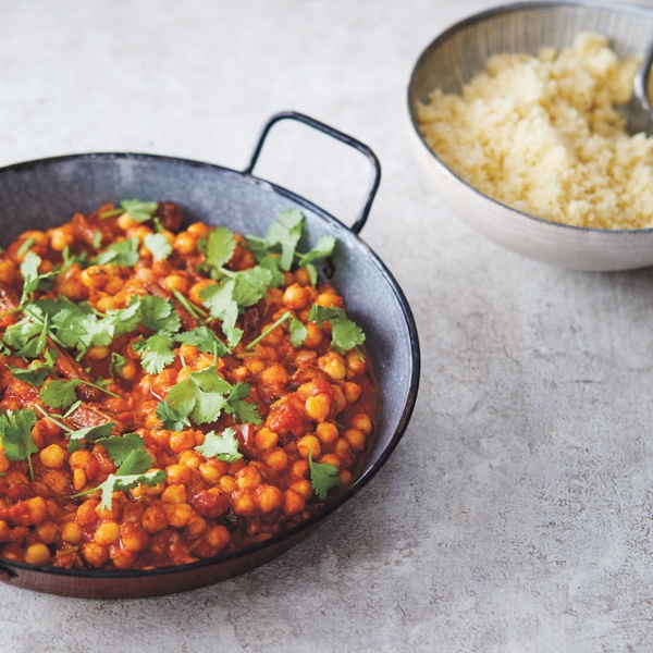 Image of Claire Thomson's Tomato, Date and Chickpea Tagine