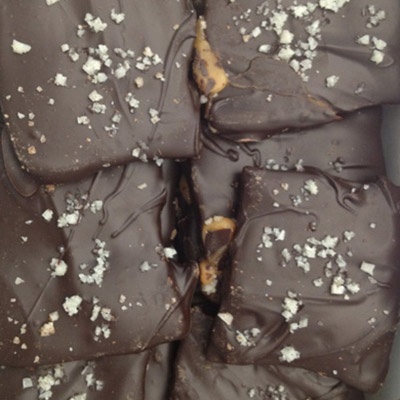 Varsano's chocolate covered salted caramels