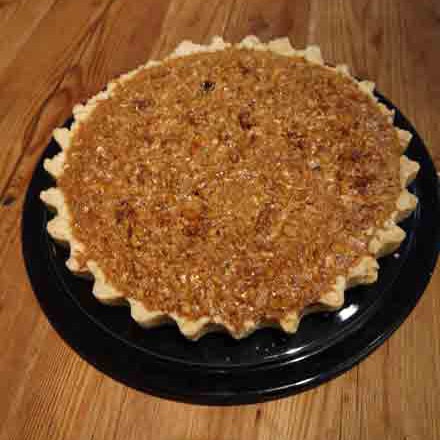 Walnut and honey pie