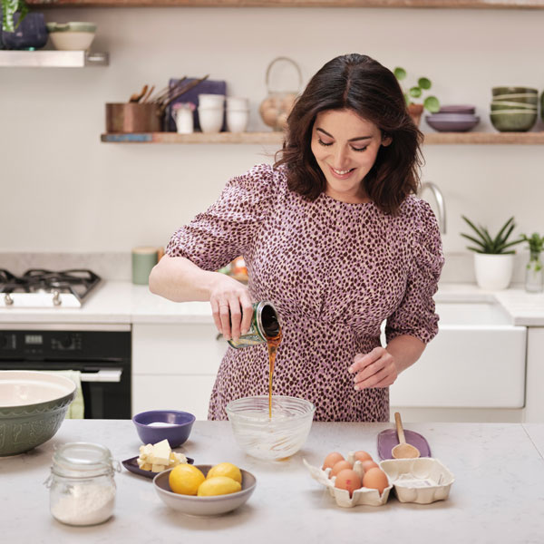 Image of Nigella with syrup sponge ingredients