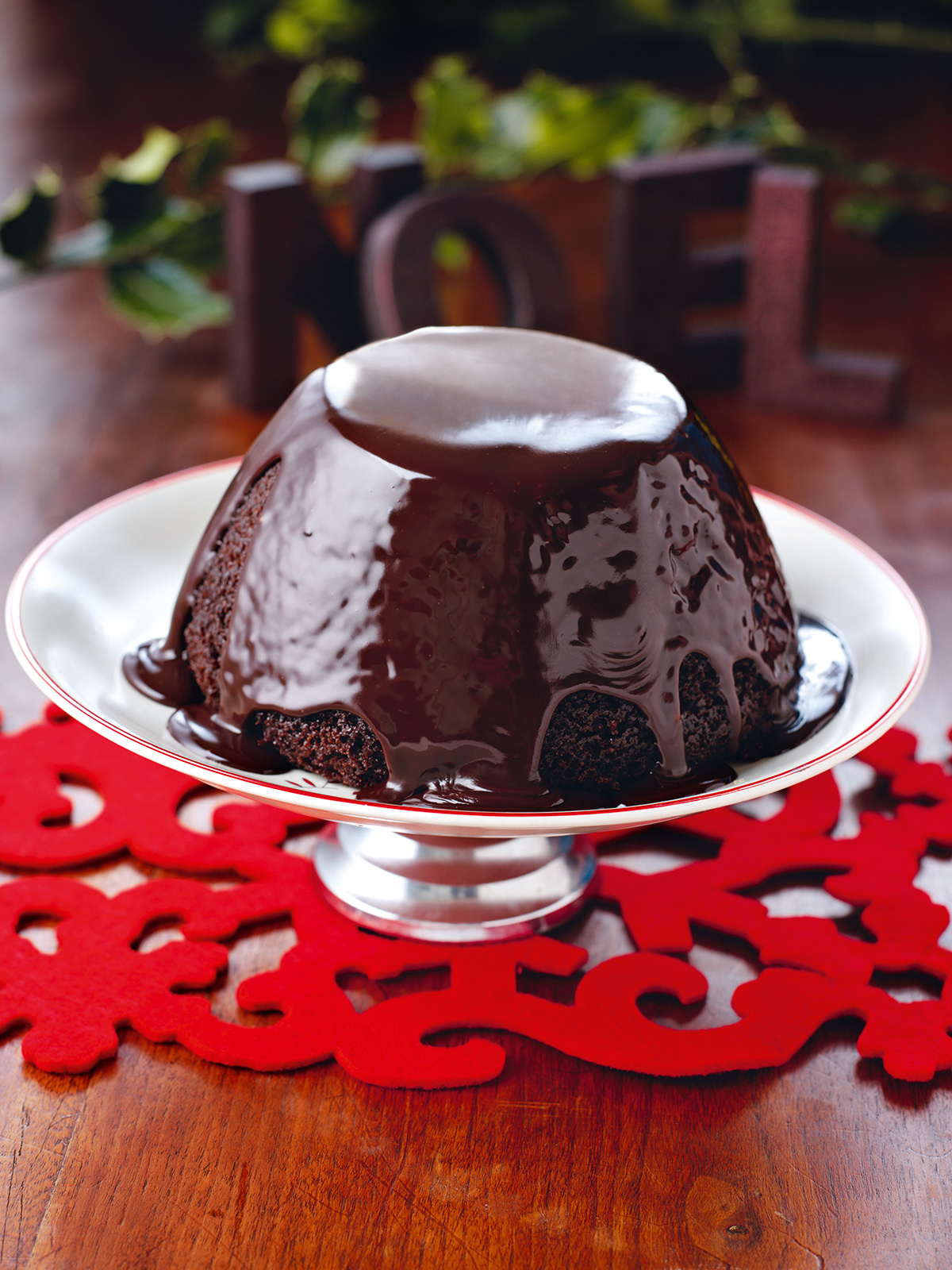 Chocolate Pudding for Christmas Pudding Haters With Hot Chocolate Sauce