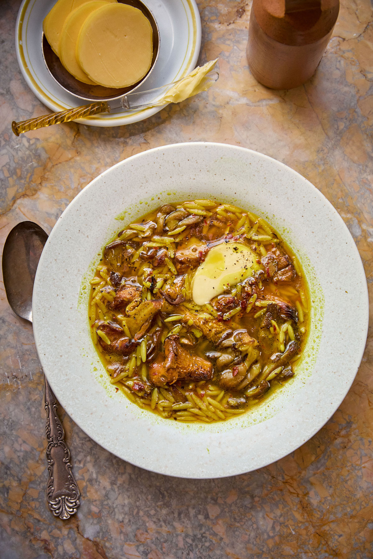 Image of Alison Roman's Golden Mushroom Soup