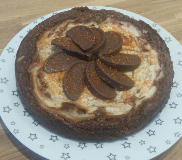 Chocolate Orange Cheesecake Brownie