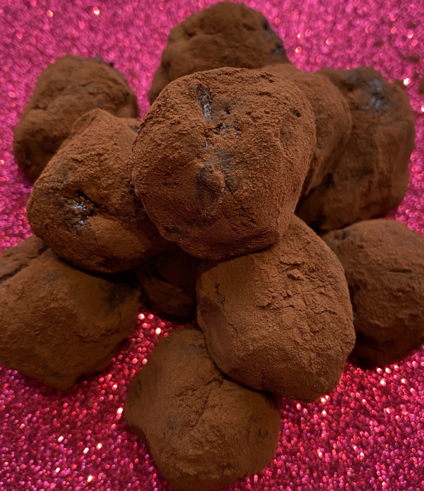 Storecupboard (no-rum) truffles