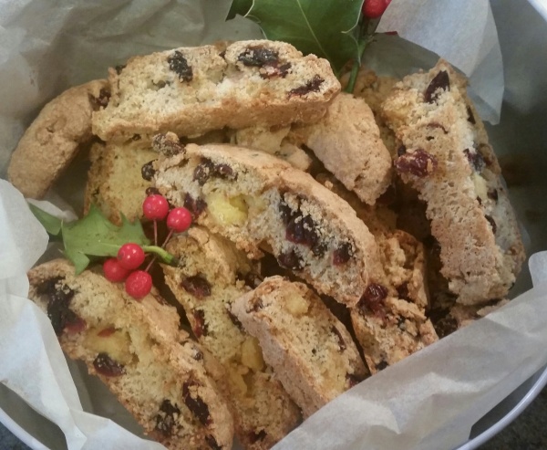 Stollen Biscotti