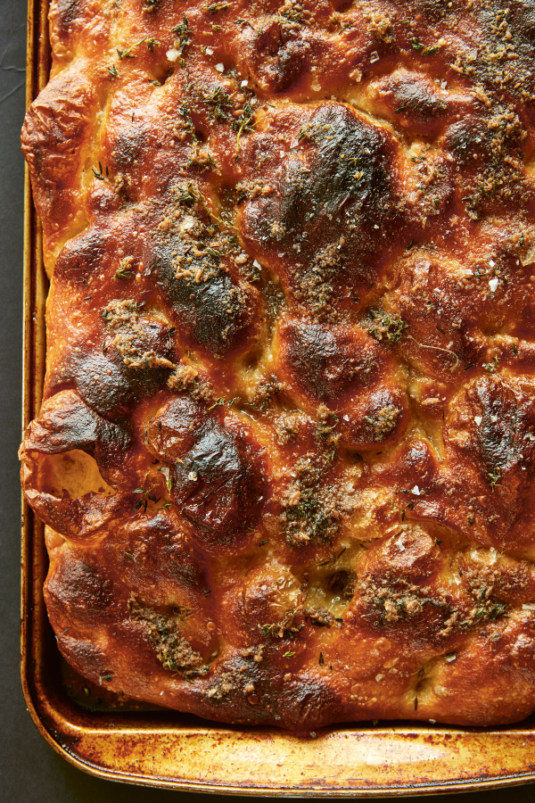 Image of Kate Young's Anchovy and Thyme Focaccia