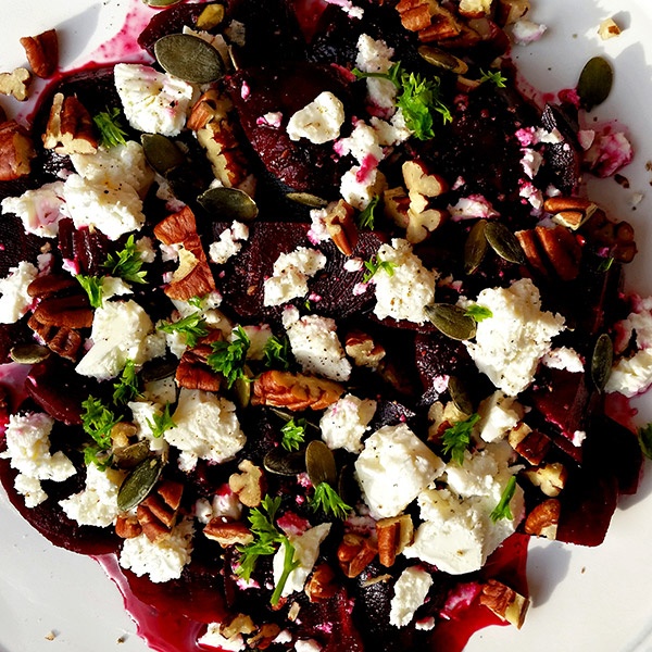 Beetroot, Feta & Pecan Salad