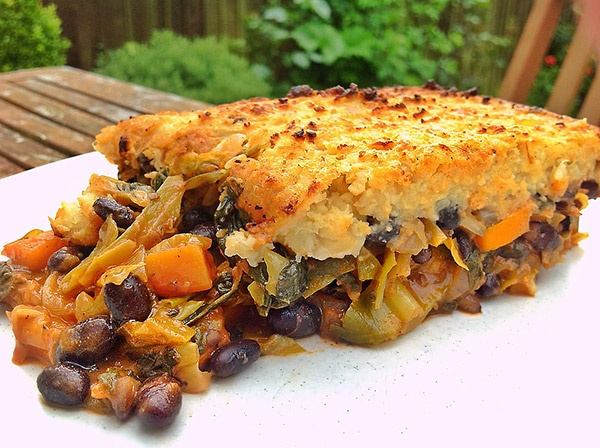 Black Bean and Vegetable Cottage Pie