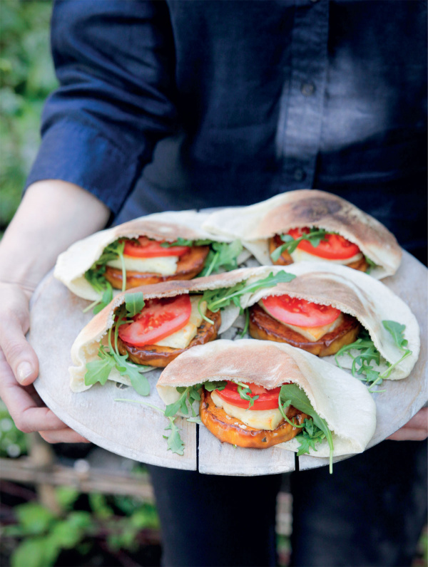 Image of Nigella's Butternut and Halloumi Burgers