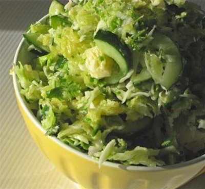 Cabbage and Cucumber Salad