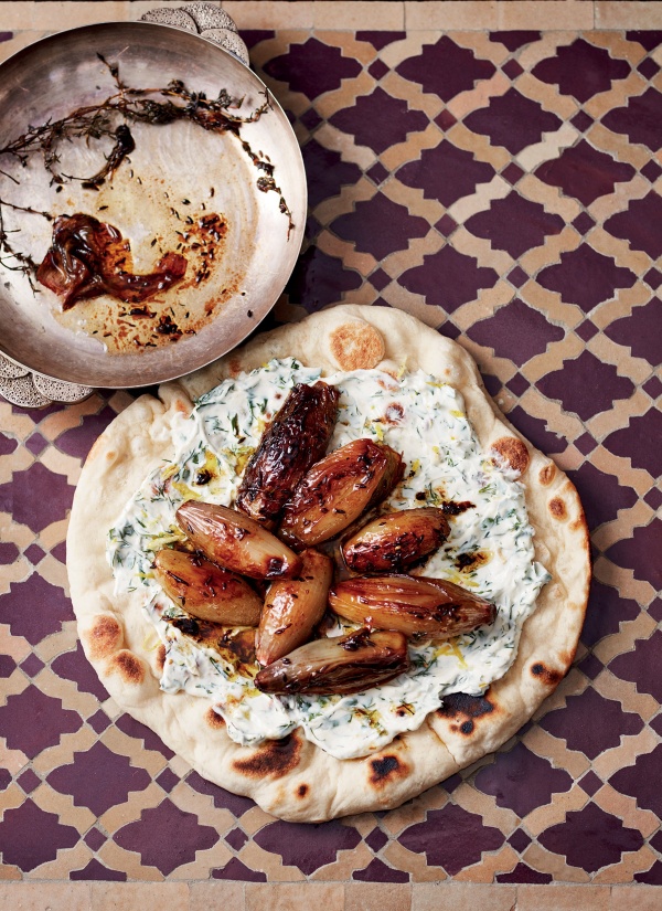Image of Joudie Kalla's Caramelized Shallots with Herby Labneh
