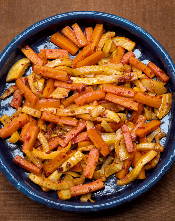 Image of Nigella's Carrots and Fennel with Harissa