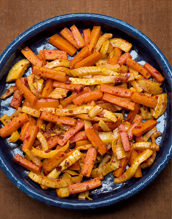 Image of Nigella's Carrots and Fennel with Harissa