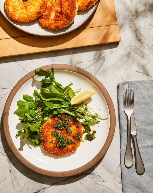 Image of Danielle Alvarez's Celeriac Schnitzel with Salsa Verde