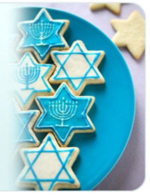 Chanukah Shaped Cookies