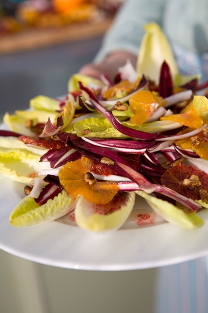Image of Sarah Raven's Chicory and Blood Orange Salad