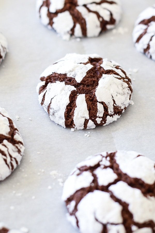 Chocolate Crinkle Cookies