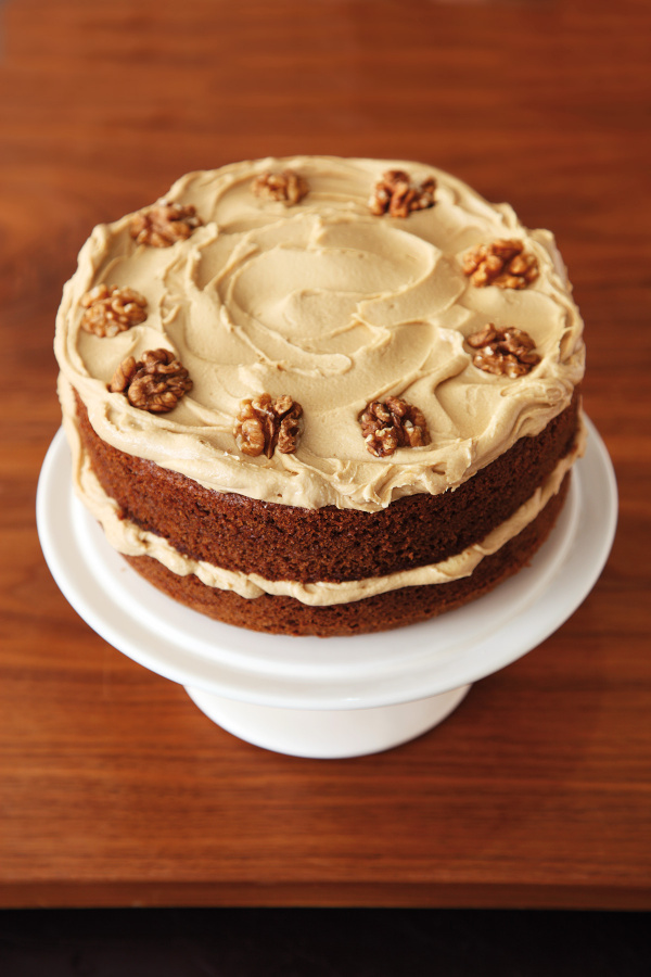 Coffee and Walnut Layer Cake