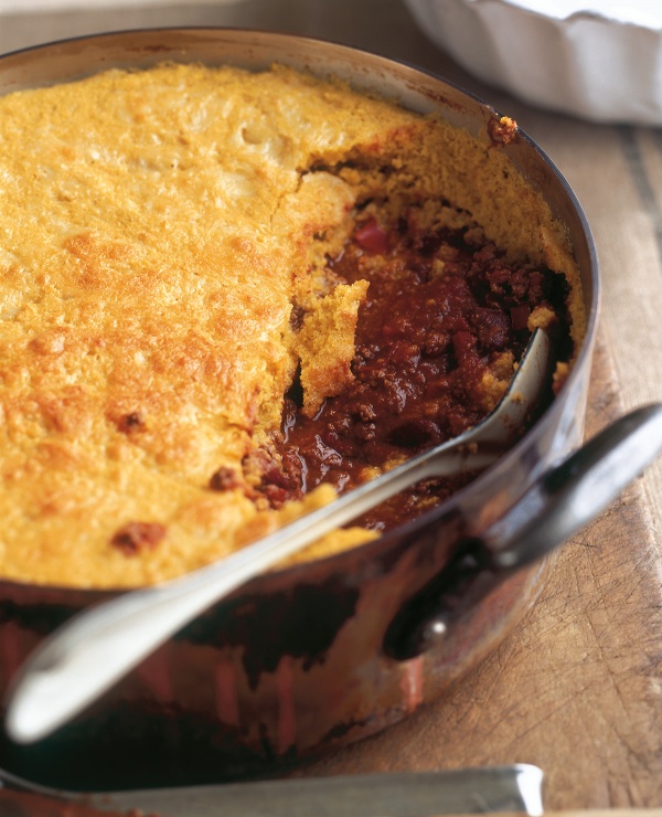 Cornbread Topped Chilli Con Carne