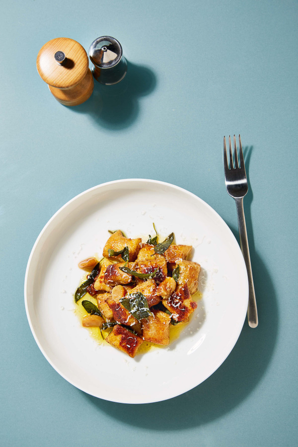 Image of Poppy O'Toole's Garlic-Buttered Crispy Gnocchi