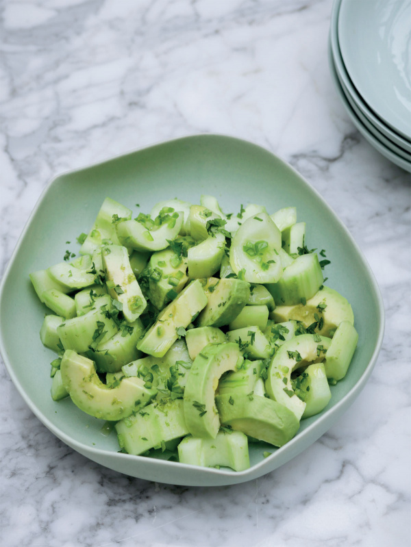 Image of Nigella's Cucumber, Chilli and Avocado Salad