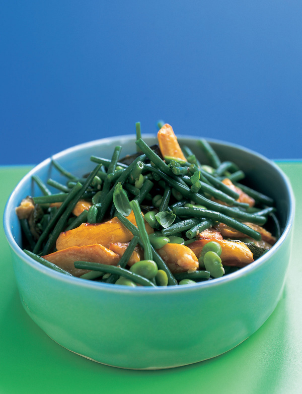 Image of Nigella's Bean and Courgette Salad