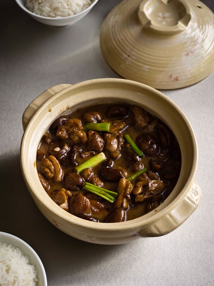 Image of Fuchsia Dunlop's Braised Chicken with Chestnuts