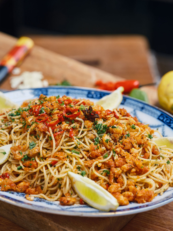 Image of George Egg's Fish Finger Spaghetti