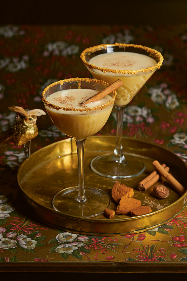 Image of Helena Garcia's Gingerbread Eggnog Cocktail