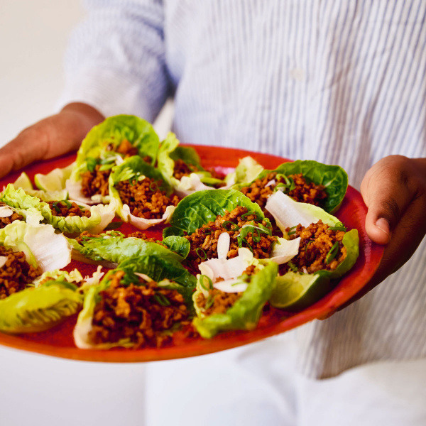 Image of Zena Kamgaing's Gochujang Pork Lettuce Wraps