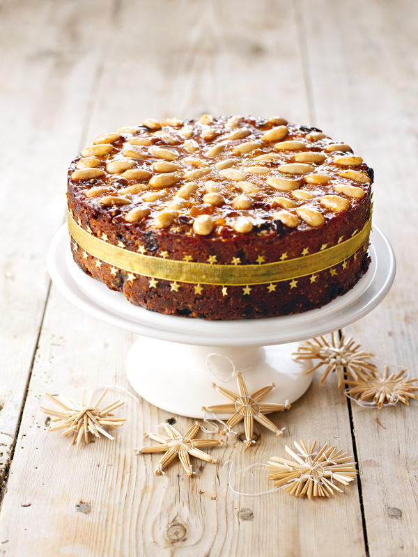 Gorgeously Golden Fruit Cake