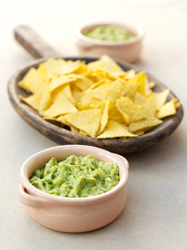 Image of Nigella's Guacamole with Tortilla Chips