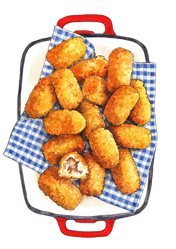 Image of Anna Cabrera and Vanessa Murphy's Ham Croquetas