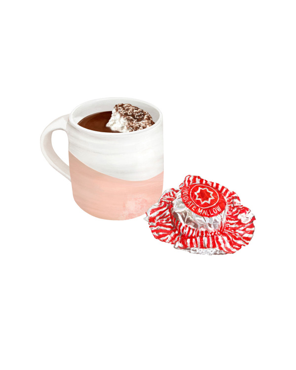 Image of Aoife McElwain's Hot Chocolate with Tunnock's Tea Cake